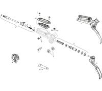 SRAM Piezas de repuesto palanca de frenos Level TL one_size. set de 5 con llave acodada