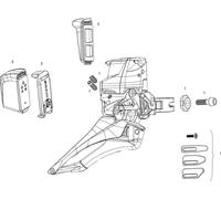SRAM Piezas de repuesto para desviadores Red eTap® negro
