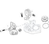 SRAM Piezas de repuesto para manetas XX1 / X01 Eagle AXS Controller negro