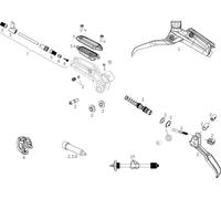 SRAM Piezas de repuesto para palanca de frenos Level TLM (B1) (2020) colorido one_size
