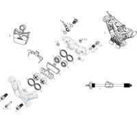 SRAM Piezas de repuesto para pinza de frenos G2 RSC (A1) (2020) diffusion black