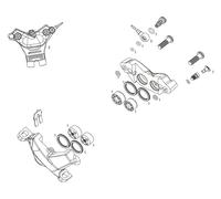 SRAM Piezas de repuesto para pinzas de frenos Code RSC (A1) (2018) one_size