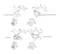 SRAM Piezas de repuesto para pinzas de frenos Red / Force / Rival eTap AXS polar grey. Red AXS FM