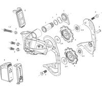 SRAM Piezas de repuesto para sistemas de cambios Red eTap® negro