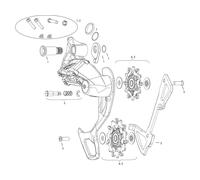 SRAM Piezas de repuesto sistemas de cambios GX 2x11 Type 2.1 one_size