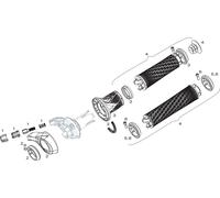 SRAM Piezas rep. p. puño de camb. gir.Eagle / XX1 / XX / X0 / X01 / GX / NX gold. Eagle XX1 derecha