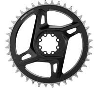 Sram Plato de Cadena Road DM X-Sync (Rojo E1) con 8 Pernos de Plato Negro/Plateado 40T