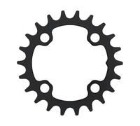 Sram Kettenblatt MTB 22t, LK:64mm, ALU, Schwarz 2x10, No-Pin, (Gx), 11.6218.023.001, Corona Unisex Adulto, Nero, 104mm