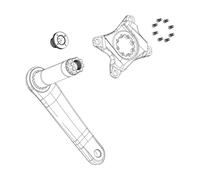 SRAM Protector de biela para Force XPLR E1 negro