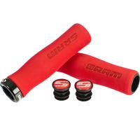 SRAM Puños de espuma Contour de anillo de bloqueo rojo 129 mm
