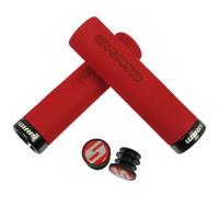 SRAM Puños de manillar de espuma con anillo de bloqueo rojo 129 mm