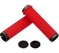 SRAM - JUEGO DE PUÑOS SRAM DOBLE BLOQUEO SILICONA ROJO