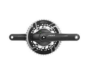 SRAM Red AXS Dub - Juego de bielas con medidor de Potencia, 175 mm, 2 x 12 velocidades, 50/37t