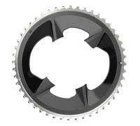 SRAM Rival Axs Chain Ring Road 107Bbd 2X12 Black With Cover Plate Black 46T