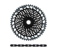 SRAM Set desgaste cassette X01 Eagle XG-1295 + cadena Eagle 12 velocidades negro 10-52