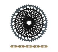 SRAM Set desgaste cassette X01 Eagle XG-1295 + cadena Eagle 12 velocidades negro 10-52