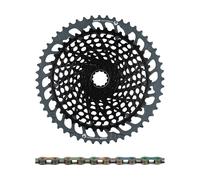 SRAM Set desgaste cassette X01 Eagle XG-1295 + cadena Eagle 12 velocidades negro 10-52