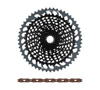 SRAM Set desgaste cassette X01 Eagle XG-1295 + cadena Eagle 12 velocidades negro 10-52