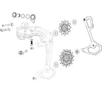 SRAM Unidad de jaula de cambio para Force E1 XPLR AXS
