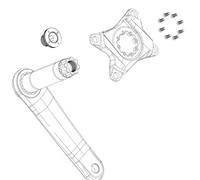 Sram Unisex - Adultos 2286480029 Protector de Plato Gris, 30 Dientes