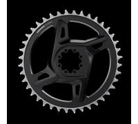 Sram X-Sync Red E1 Road Engranaje, Adultos Unisex, Negro Mate/Plateado, 46 Denti