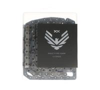 Sram XX Eagle T-Type Flattop 126GL 12-Fach Cadena Talla única Plateado