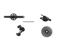 SRAM XX1 Eagle BB30 Boost 175 Black Edition 32T Plato 10-50T Negro Cassette