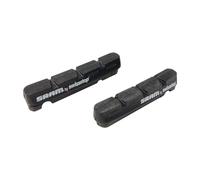 SRAM Zapatas Verde Carretera | SRAM Pastillas de freno de carretera para llantas de aleación y carbono, inserto negro SwissStop