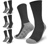 srclo Calcetines de fútbol 3 pares de calcetines de fútbol antideslizantes, tallas 39-46, calcetines de fútbol para hombres y mujeres, niños - antideslizantes Grip calcetines de fútbol - Calcetines