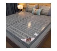 SRDCAIM Colchoneta de Verano Reversible de bambú y Seda Helada, refrescante y Plegable de ratán de Doble Cara para Camas, dormitorios, escuelas y hogares(90x190cm/35x75in)