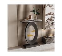 SRDCAIM Mesas Consola Modernas, Mesa Auxiliar contemporánea, mesas auxiliares para recibidor, Mesa para Colocar detrás del sofá, Mesa para salón o Pasillo(Black+Colorful,80cm/31.5in)