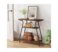 SRDCAIM Mesas Consola Modernas para recibidor Estilo rústico, Mesa Auxiliar de Madera contemporánea con Estante para Sala de Estar, Pasillo y decoración de Entrada(31.5x11.8x31.5in)