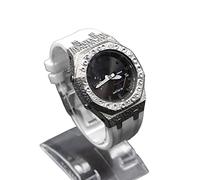 SRDRK Casioak Mod Kit - Carcasa de metal para reloj GA2100 Hammer Correa de goma + funda para GA2110 cubierta de acero inoxidable, talla única