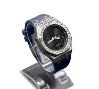 SRDRK Casioak Mod Kit - Carcasa de metal para reloj GA2100 Hammer Correa de goma + funda para GA2110 cubierta de acero inoxidable, talla única