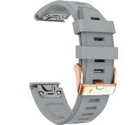 SRDRK Correa de reloj de repuesto de 20 mm para Garmin Fenix 5S/5S Plus/6S/7S/Instinct 2S/D2, correa de silicona suave de ajuste rápido con hebilla de oro rosa, accesorio de pulsera transpirable e i