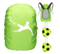 SREBIWO Regenschutz Schulranzen, 30-40L Regenschutz Rucksack Regenhülle Rucksack Wasserdicht reflektierender Rucksack Überzug für Step By Step, Ergobag, Coocazoo, Satch, Scout, Beckmann, Derdiedas