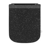 SREWOHS PRO Tapa Wc Forma Cuadrado Ultrafino [CORTO], Asiento de Inodoro Cuadrado con Cierre Suave y Liberación Rápida para una Fácil Limpieza,Universal para Inodoros de Forma Cuadrada, Negro