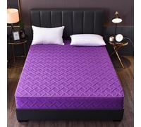 SRFTT Housse intégrale zippée, Drap-housse respirant, Anti-poussière et Lavable, Taille personnalisable, protège-matelas matelassé imperméable pour matelas UNE Place, Deux Places et King Size.