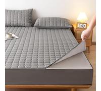 SRFTT Housse intégrale zippée, Drap-housse respirant, Anti-poussière et Lavable, Taille personnalisable, protège-matelas matelassé imperméable pour matelas UNE Place, Deux Places et King Size.