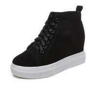 SRGOM Zapatillas de Corte Alto para Alta Mujer Que Aumentan la Altura Deportivas Tacón Oculto Casuales y Elegantes Cuña