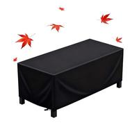 SRHIMEOS 120x90x100cm Funda Protectora Grande Muebles Jardin Impermeable, Cubierta De Mesa Al Aire Libre 600D Tela Oxford, Funda Mesa Exterior a Prueba De Viento Rectangulares