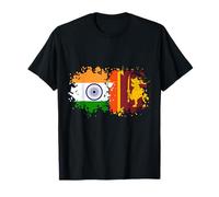 Sri Lanka e India juntos, mitad indio, mitad Sri Lanka Camiseta