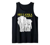 Sri Lanka en mi Alma Regalo del Orgullo de Las raíces del Camiseta sin Mangas