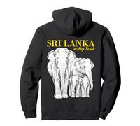 Sri Lanka en mi Alma Regalo del Orgullo de Las raíces del Sudadera con Capucha