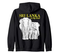 Sri Lanka en mi Alma Regalo del Orgullo de Las raíces del Sudadera con Capucha