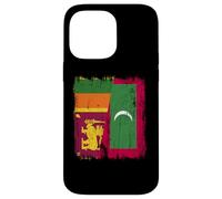 Sri Lanka Maldivas Media Bandera Sri Lanka Jersey Maldivas Carcasa para iPhone 14 Pro Max