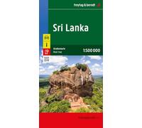 Sri Lanka, Straßenkarte 1:500.000, freytag & berndt