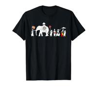 Sri Lanka Tradicional Dalada Perahara Kandy Camiseta gráfica económica, Hombre, Negro, L
