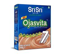 Sri Sri Tattva Ojasvita Malta en polvo, mezcla de bebida para una mente aguda y un cuerpo sano, 200 g