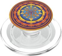 Sri Yantra Símbolo de Prosperidad PopSockets PopGrip para MagSafe